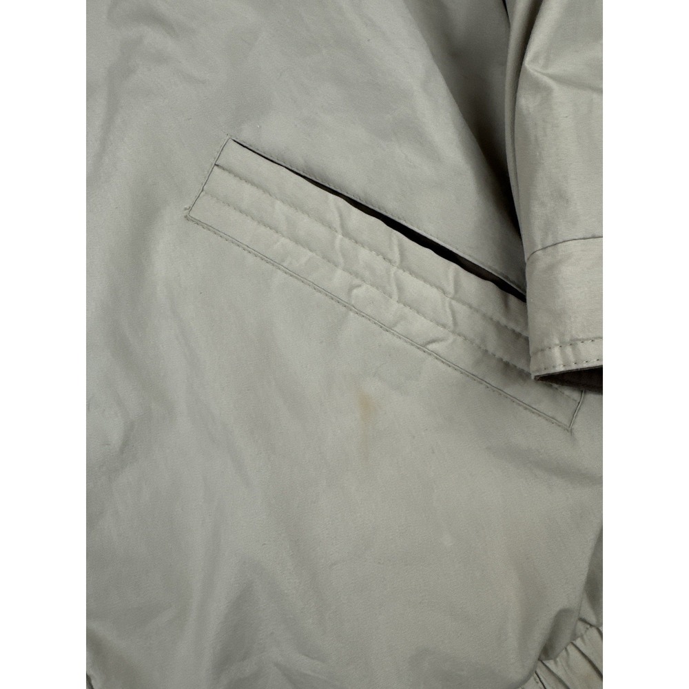Vintage Members Only Jacket Tan Cafe Racer Cotton Blend L - Picture 4 of 16